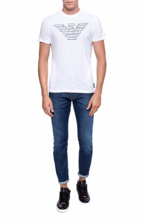 T-shirt with a logo, zdjęcie 2 T-shirt with a logo od Emporio Armani